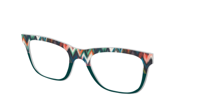 The Teal Ikat Split
