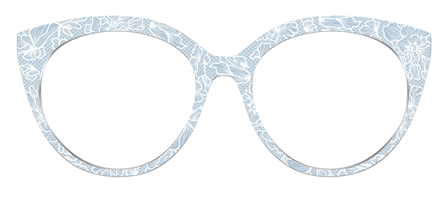 The Something Blue Floral Lace