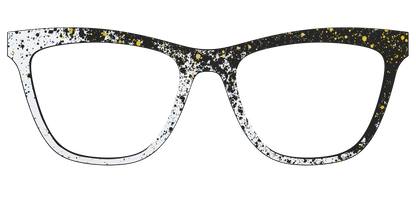 The Black & White Splatter