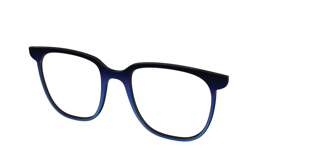 The Black to Blueberry Gradient