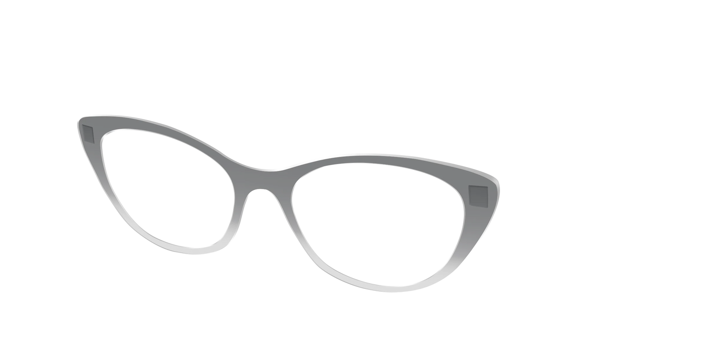 The Charcoal to Light Gray Gradient Crystal