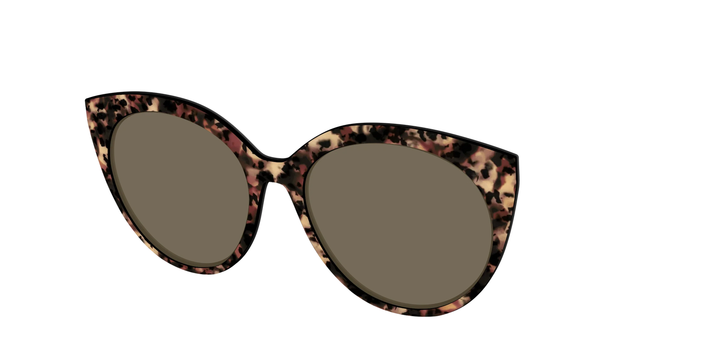 The Polarized Sienna Tortoise Sun Top