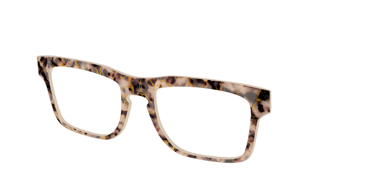 The Almond Tortoise with Gold Streaks
