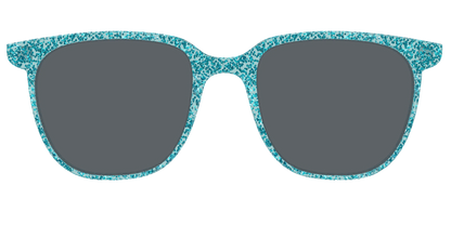 The Polarized Aquamarine Sparkle Sun Top