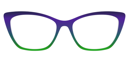 The Ultra Violet to Bright Green Gradient