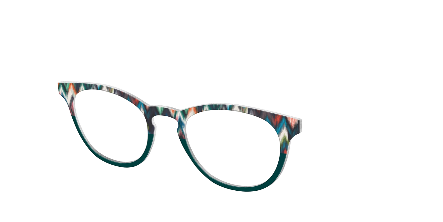 The Teal Ikat Split