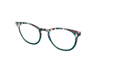 The Teal Ikat Split
