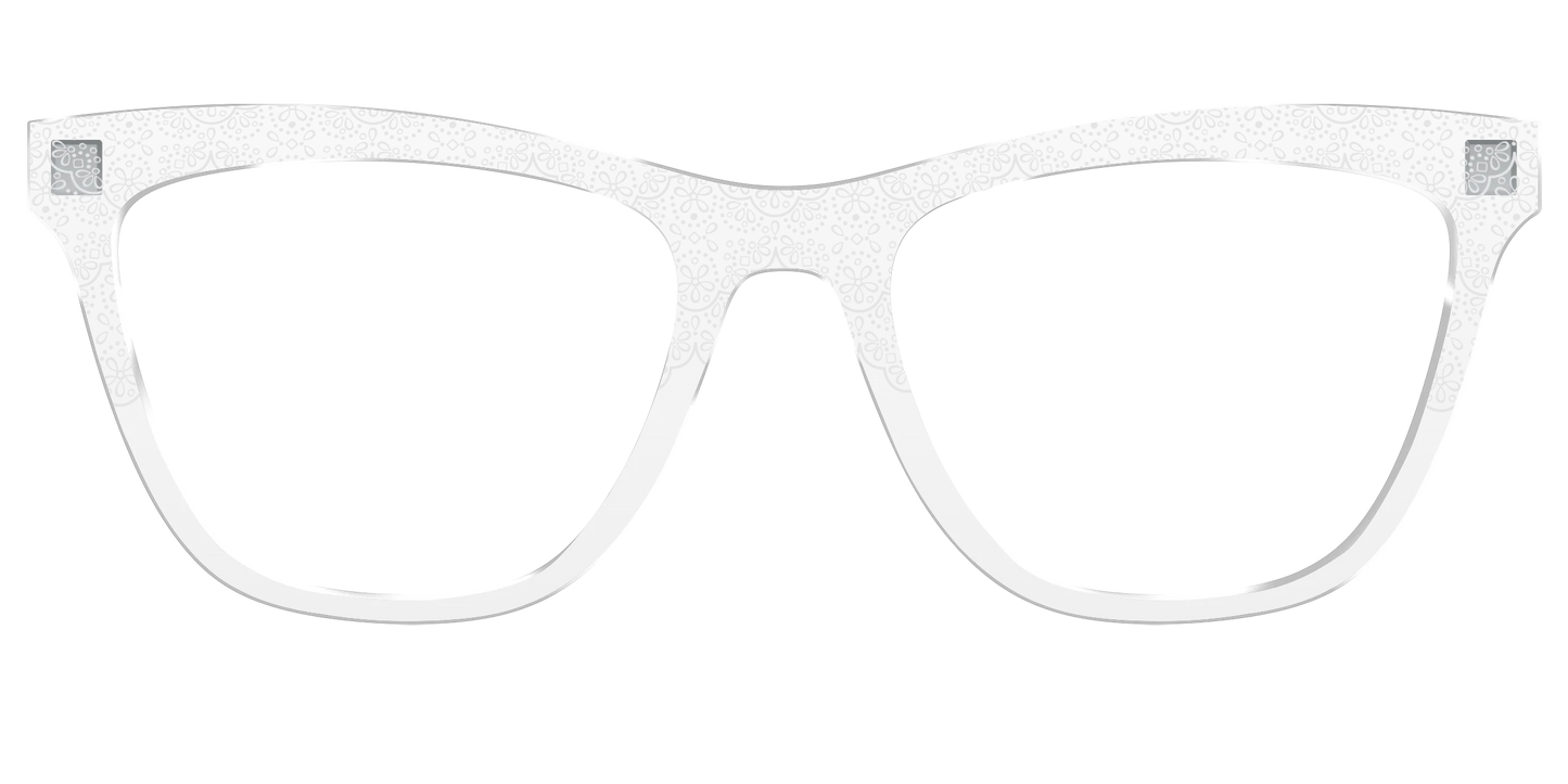 The White Eyelet Crystal