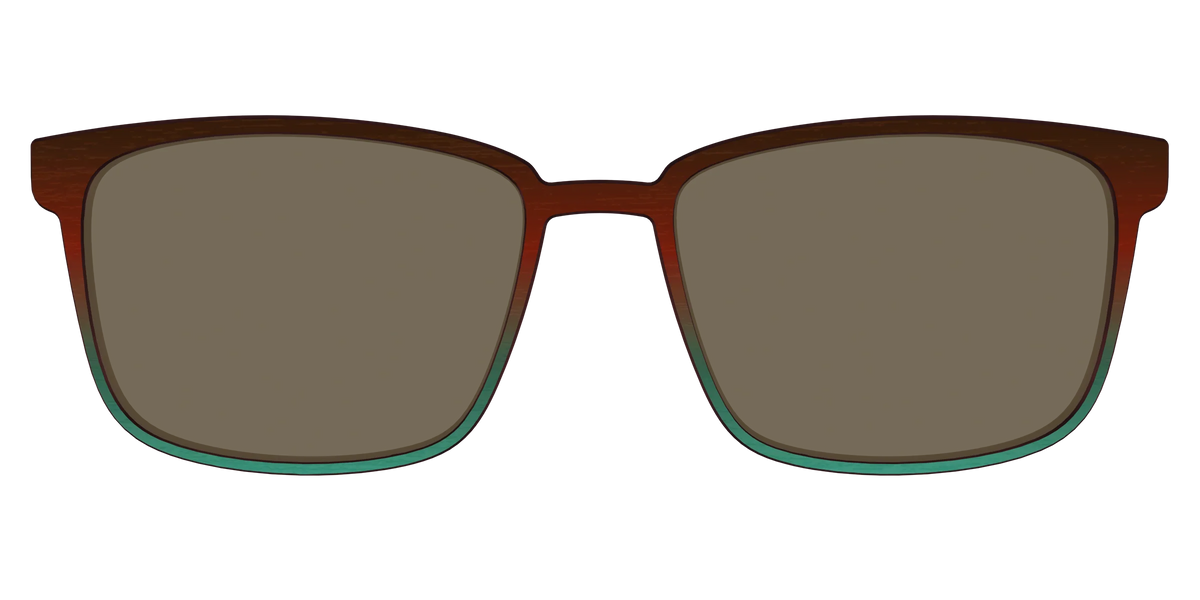 The Polarized Mahogany to Juniper Woodgrain Sun Top