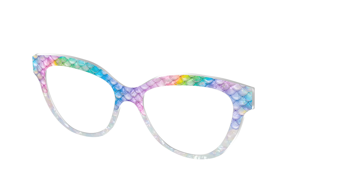 The Rainbow Pearl Scales Crystal