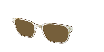 The Polarized Ivory Sand Pearl Shell Sun Top