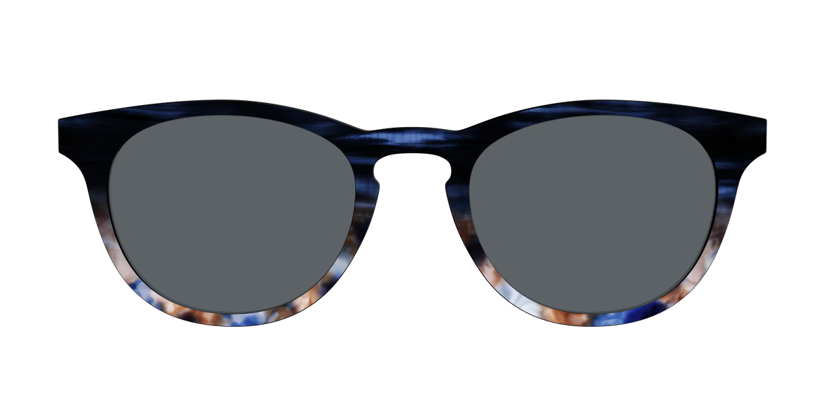 The Polarized Blue Horn Tortoise Sun Top