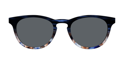 The Polarized Blue Horn Tortoise Sun Top