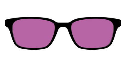 The Black with Violet Golf Lens