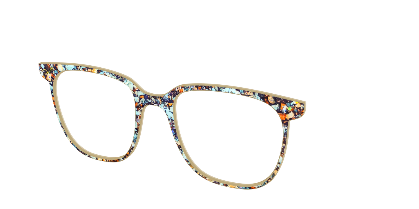 The Seashell Tortoise with Holographic Glitter