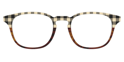 The Ivory Plaid Wood Split