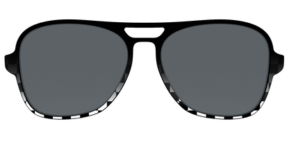 The Polarized Checkerboard Fade Sun Top