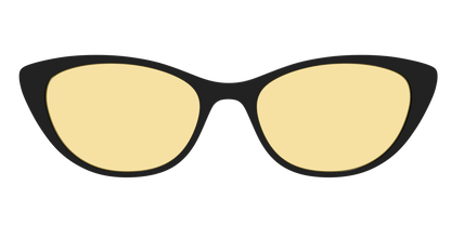 The Black With Citrine Yellow Lens