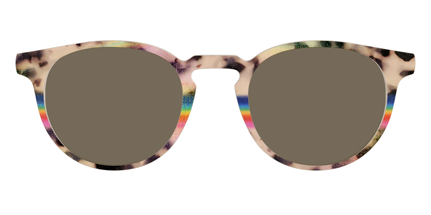 The Polarized Prism Split Tortoise Sun Top
