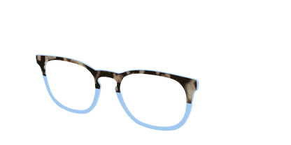 The Denim Tortoise Crystal Split
