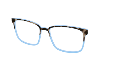 The Denim Tortoise Crystal Split