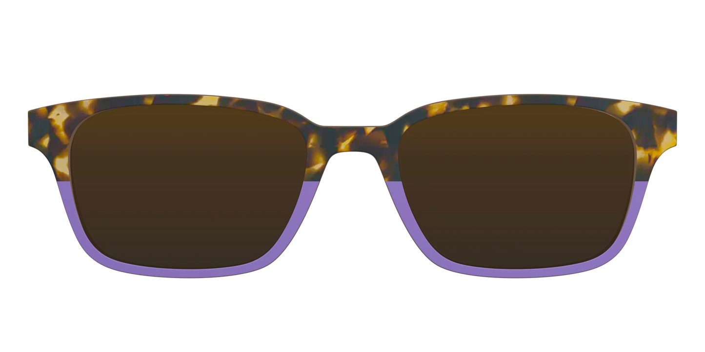 The Polarized Lavender Tortoise Split Sun Top
