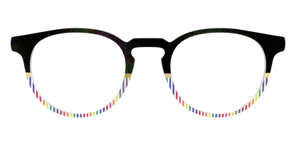 The Chic Pride Stripes Crystal with Gold Foil
