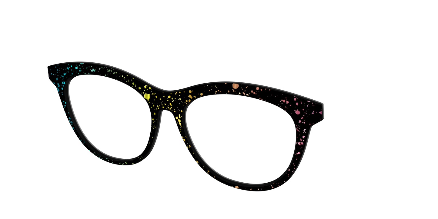 The Rainbow Foil Splatter