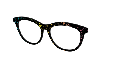 The Rainbow Foil Splatter