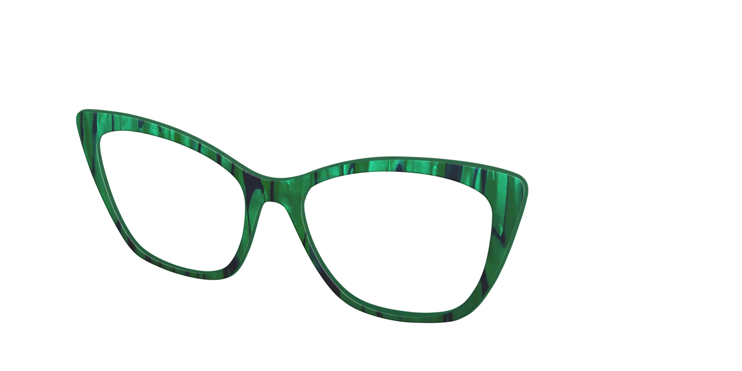 The Emerald Moire Stripes