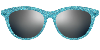 The Polarized Aquamarine Sparkle Sun Top