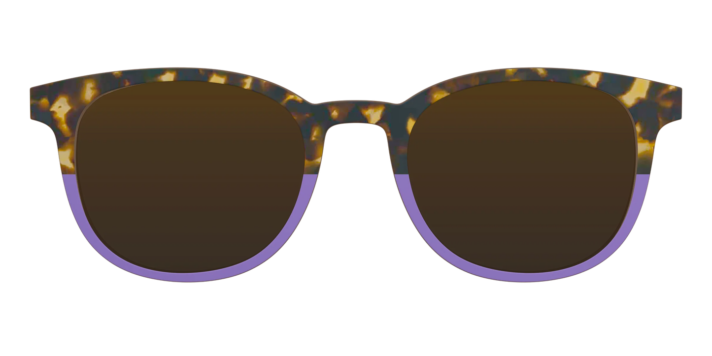 The Polarized Lavender Tortoise Split Sun Top