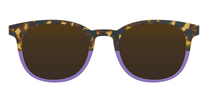 The Polarized Lavender Tortoise Split Sun Top