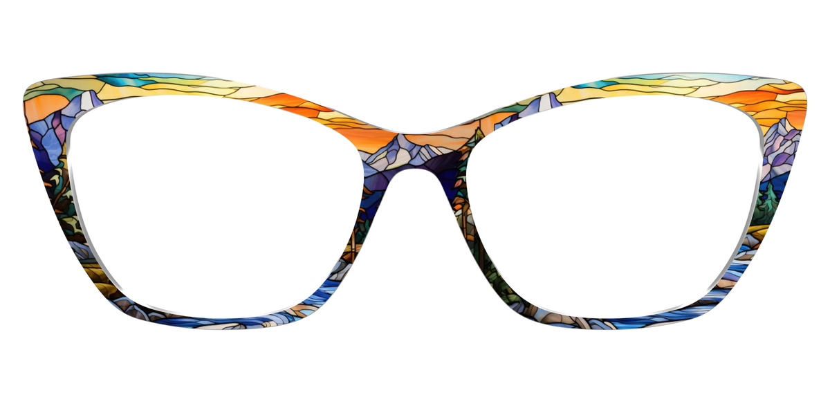 The Mountainscape Stained Glass