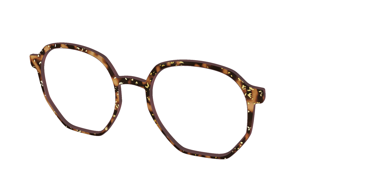 The Sandalwood Tortoise with Gold Foil
