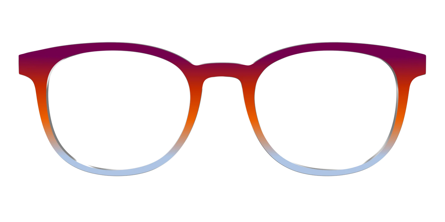 The Raspberry to Periwinkle Gradient