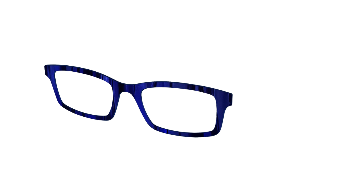 The Indigo Moire Stripes