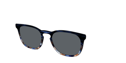 The Polarized Blue Horn Tortoise Sun Top