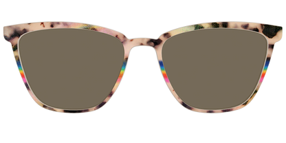 The Polarized Prism Split Tortoise Sun Top