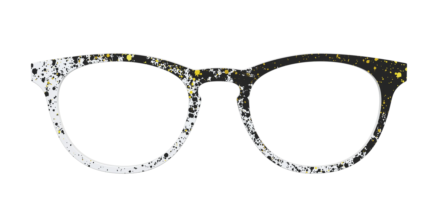 The Black & White Splatter