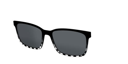 The Polarized Checkerboard Fade Sun Top