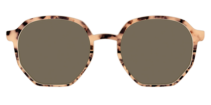 The Polarized Bisque Tortoise Split Sun Top