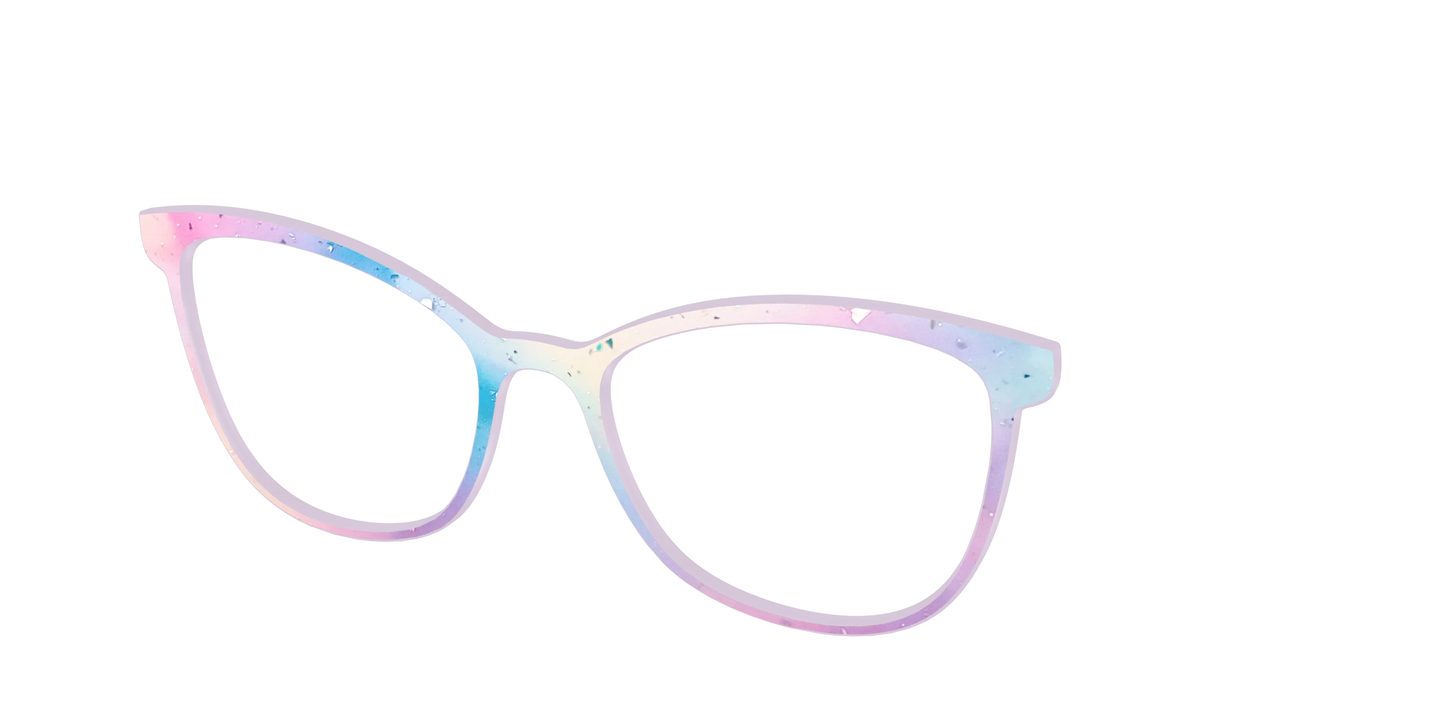 The Dreamy Pastel with Holographic Glitter