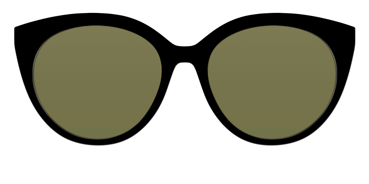The Black with Green Racquet Sport Lens