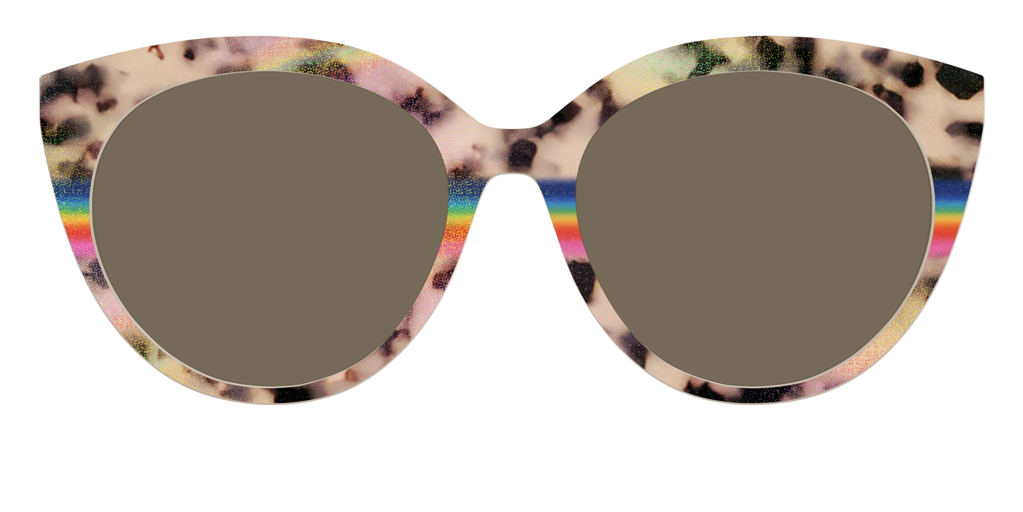 The Polarized Prism Split Tortoise Sun Top