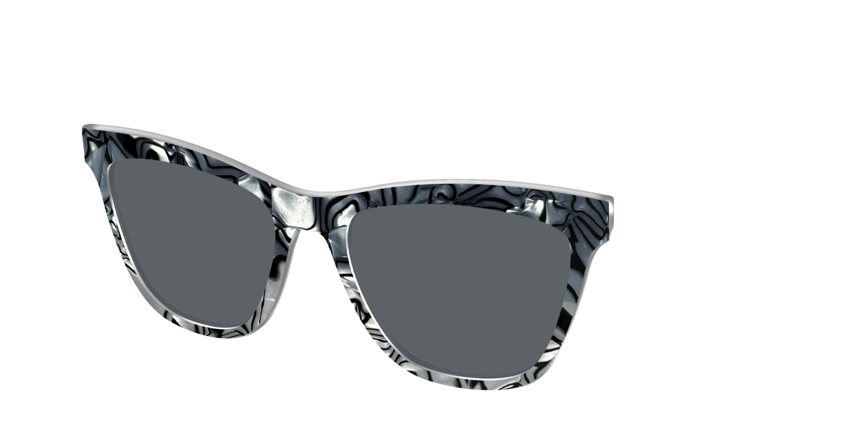 The Polarized Zebra Pearl Split Sun Top