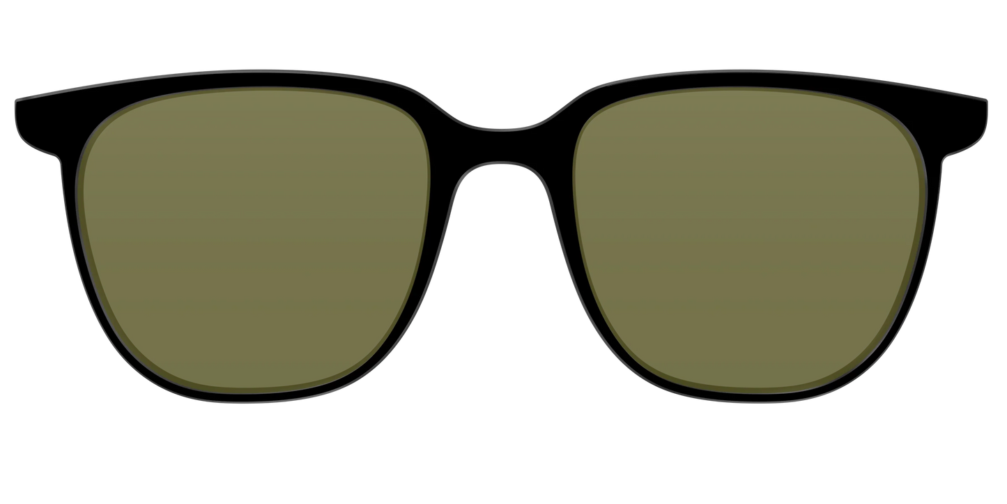 The Black with Green Racquet Sport Lens