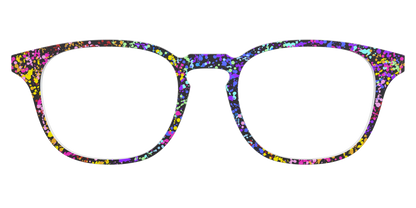 The Rainbow Splatter Black