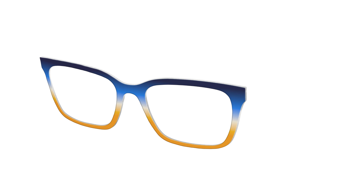 The Royal Blue to Gold Gradient