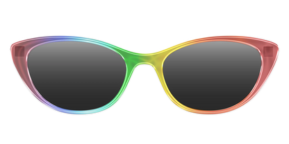 The Polarized Rainbow Gradient Sun Top